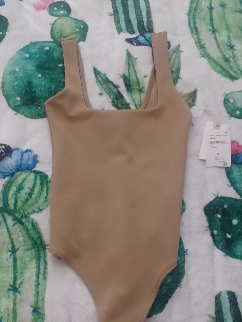Neutral Tan Bodysuit - Classic Scoop